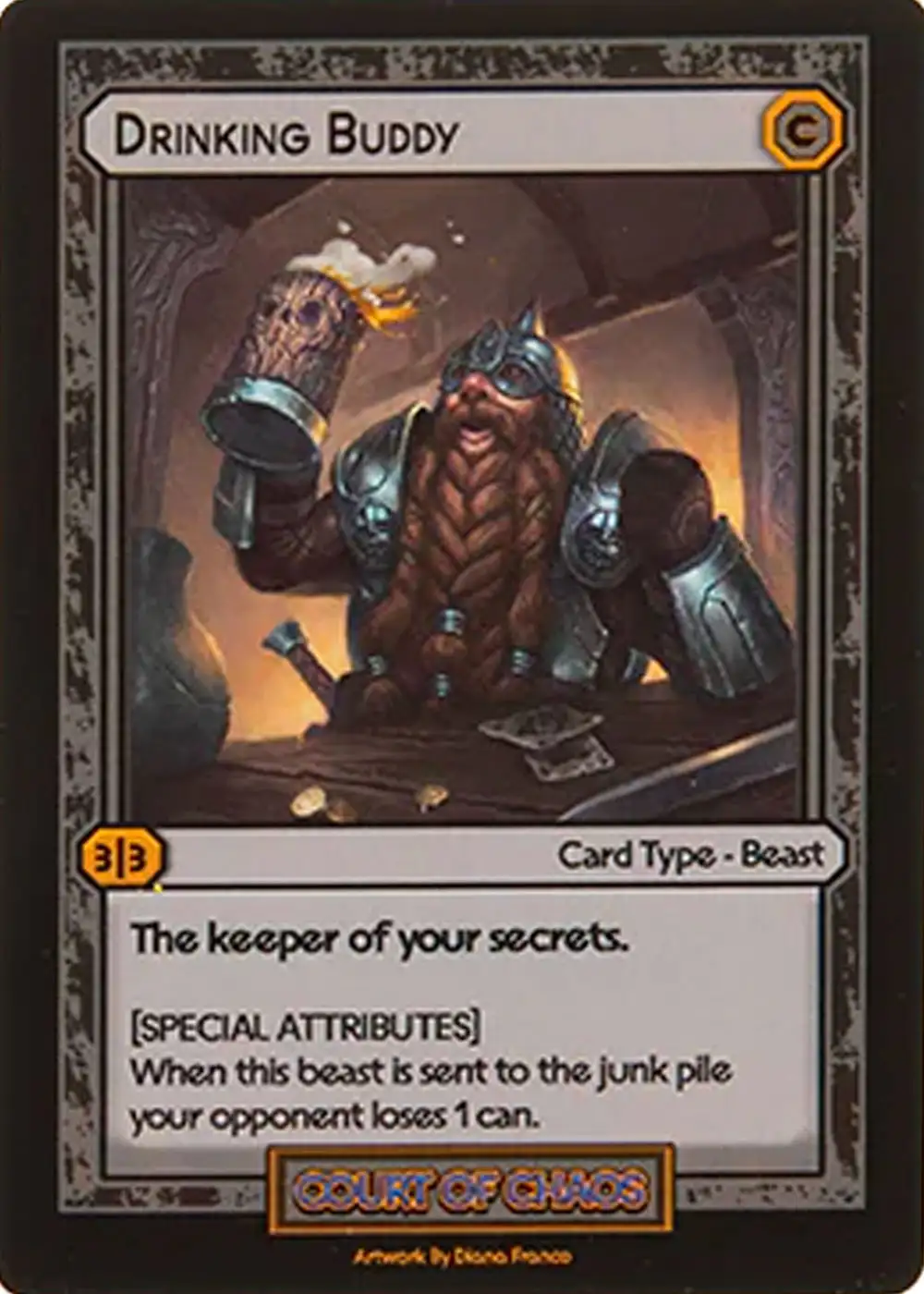 Drinking Buddy card front