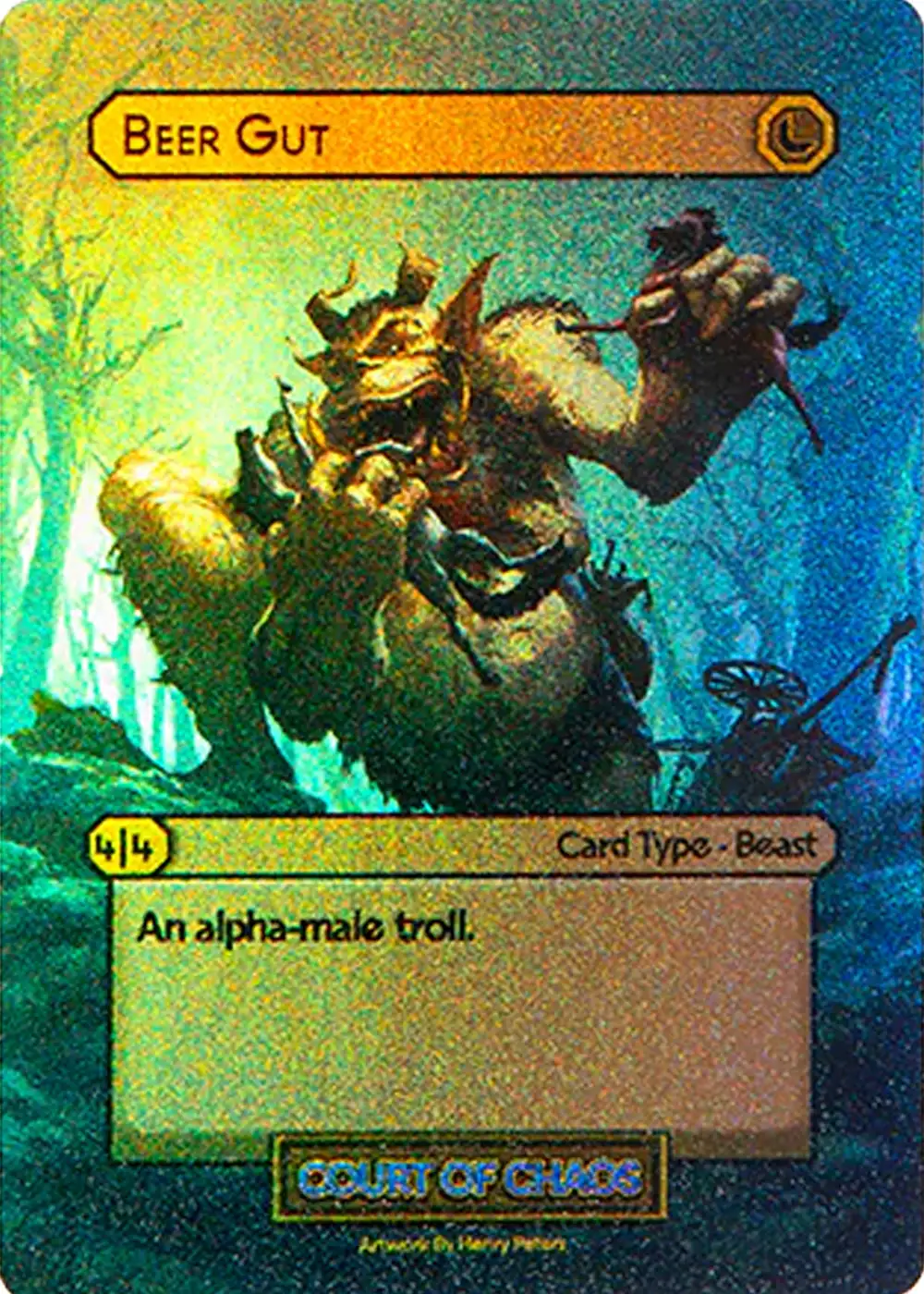 Beer Gut card front