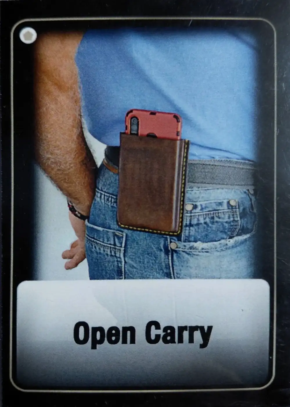 Open Carry card front