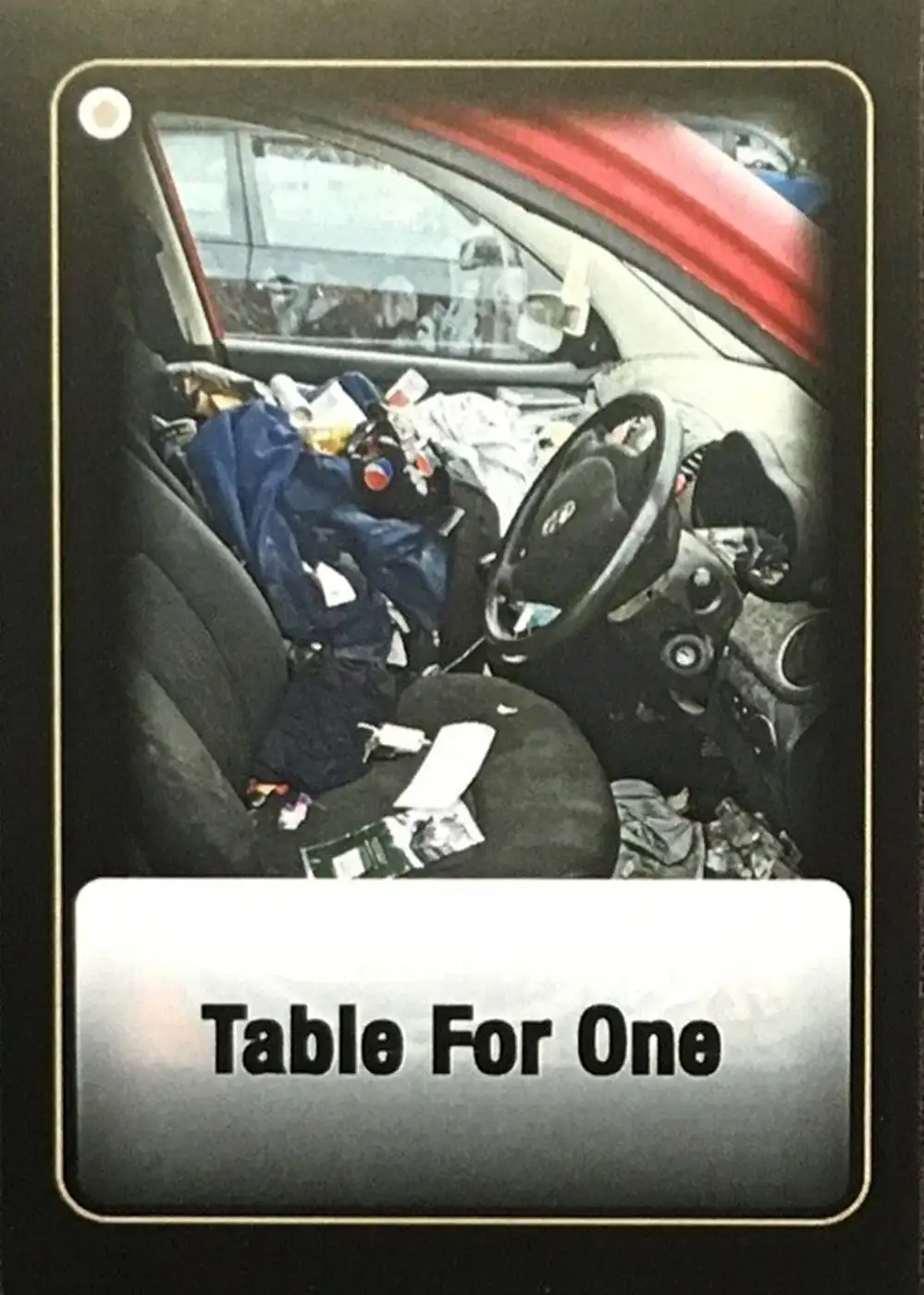 Table For One card front