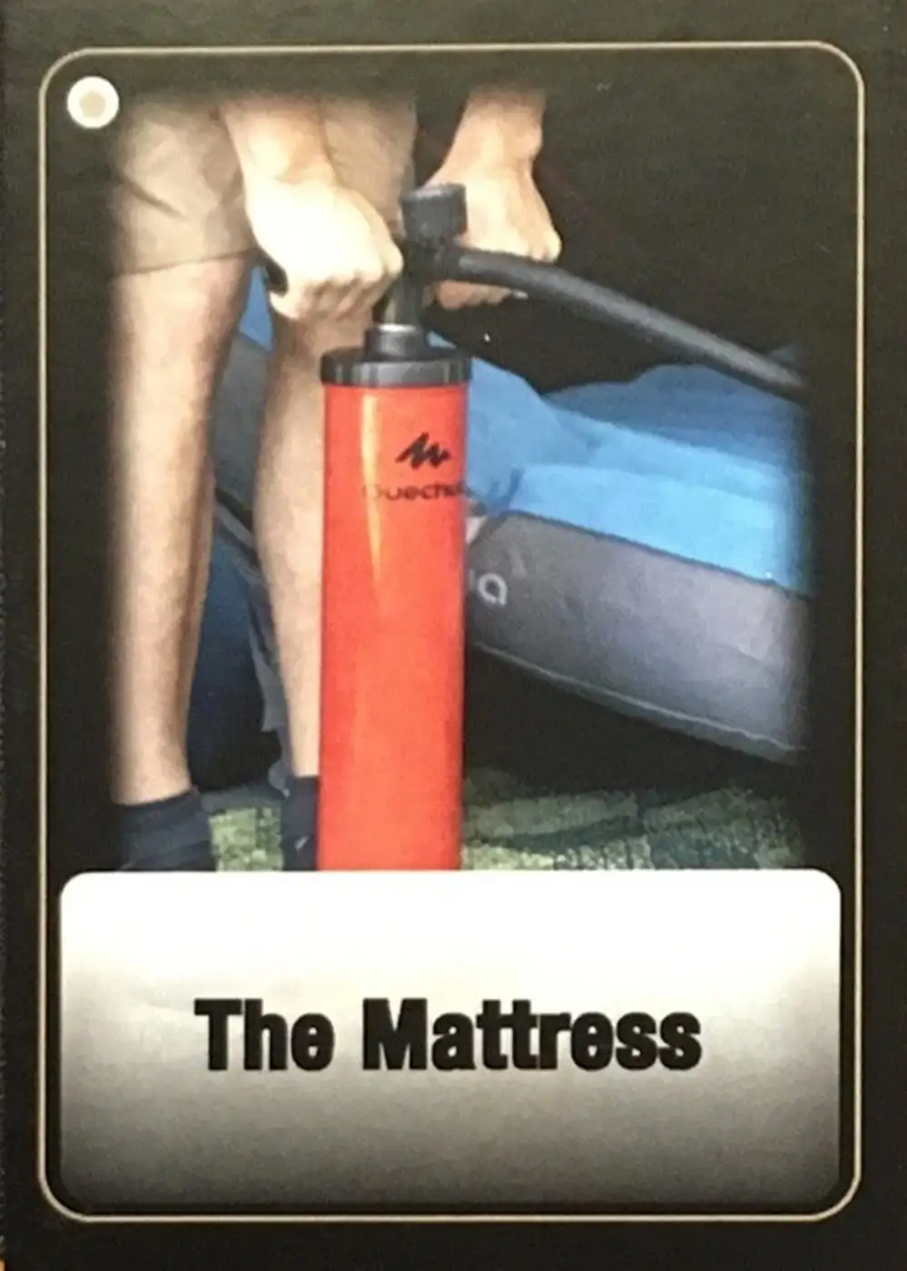 The Mattress card front