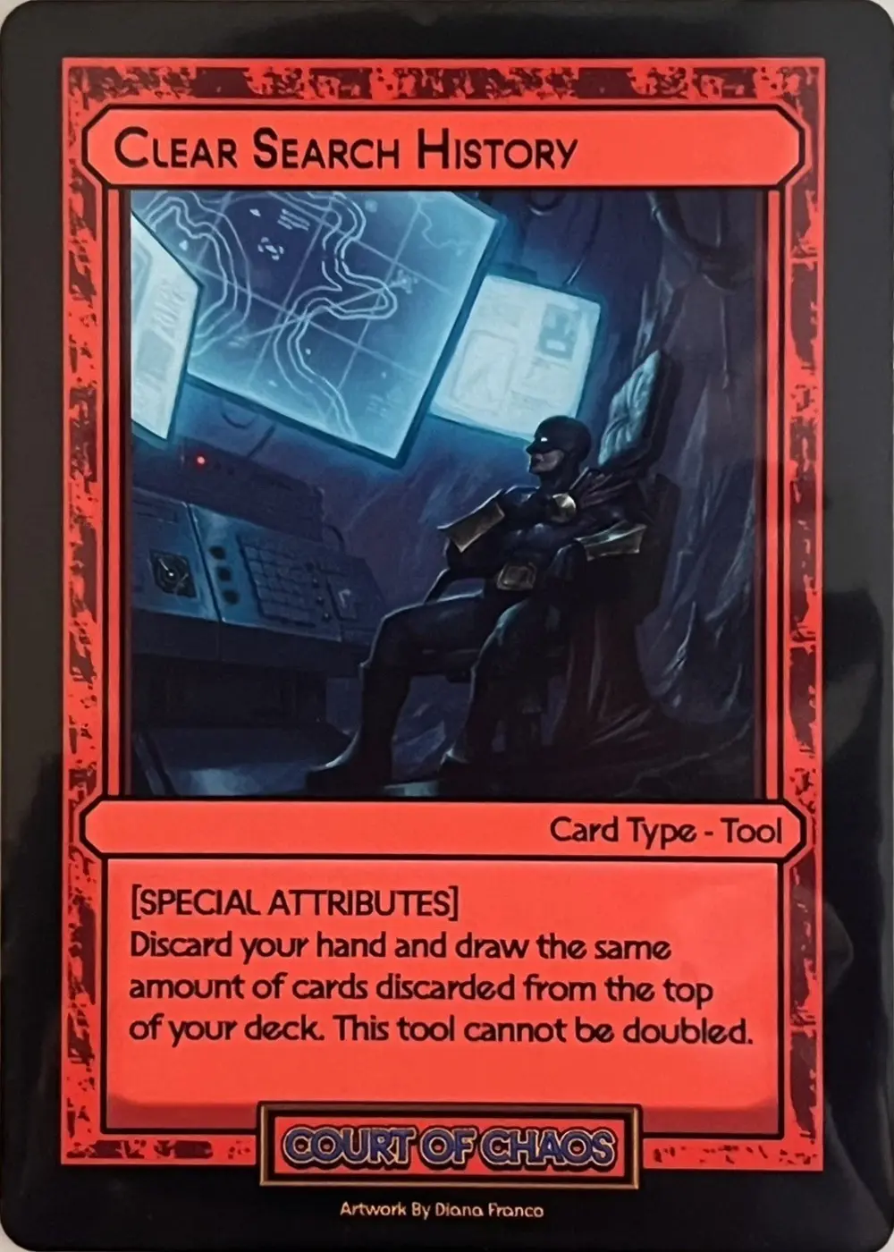 Clear Search History card front