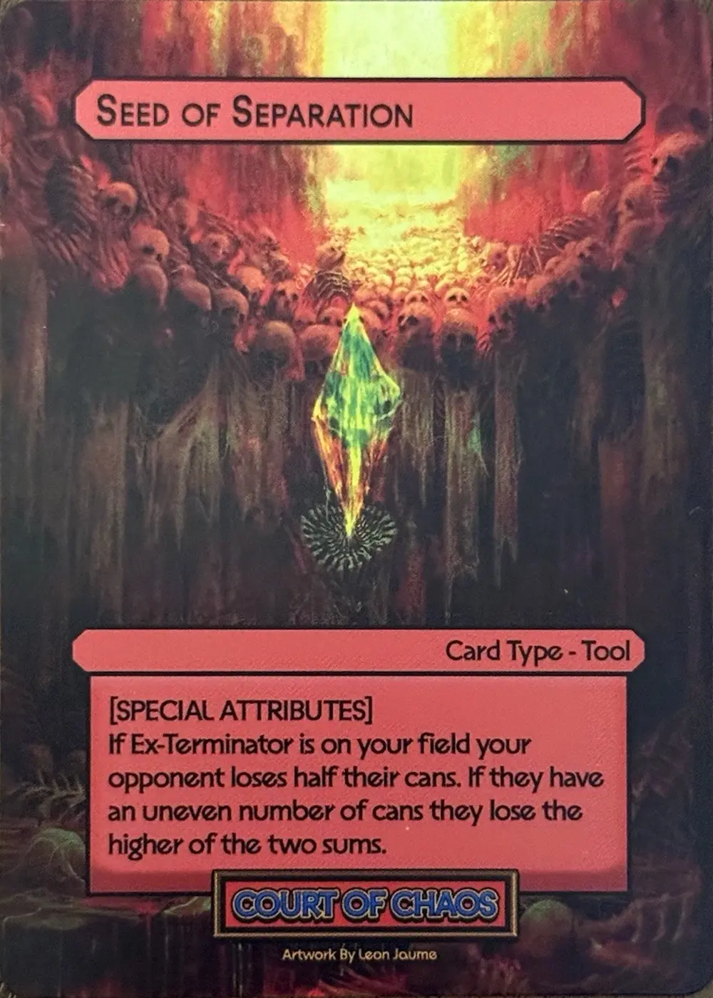 Seed of Separation A card front