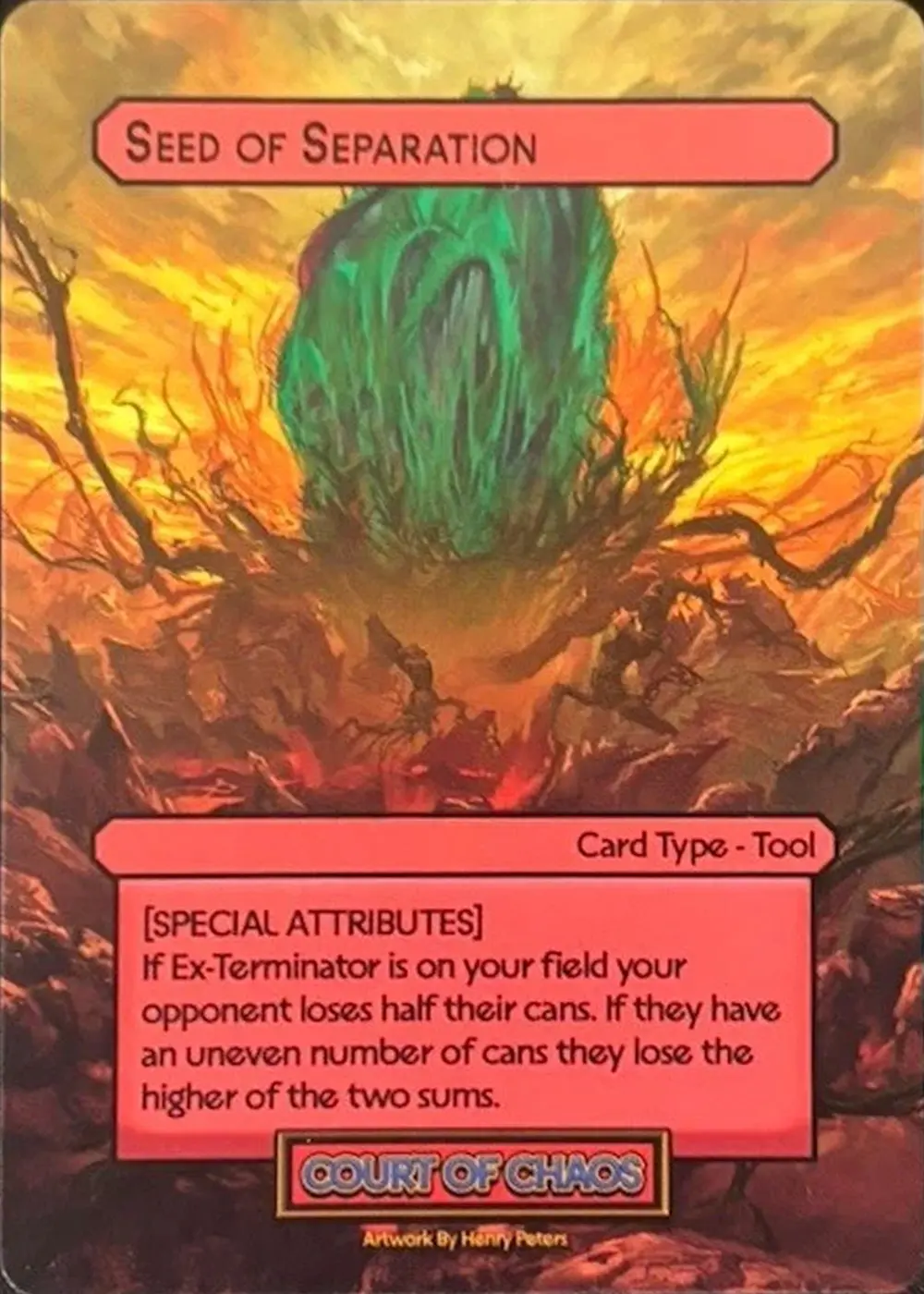 Seed of Separation B card front