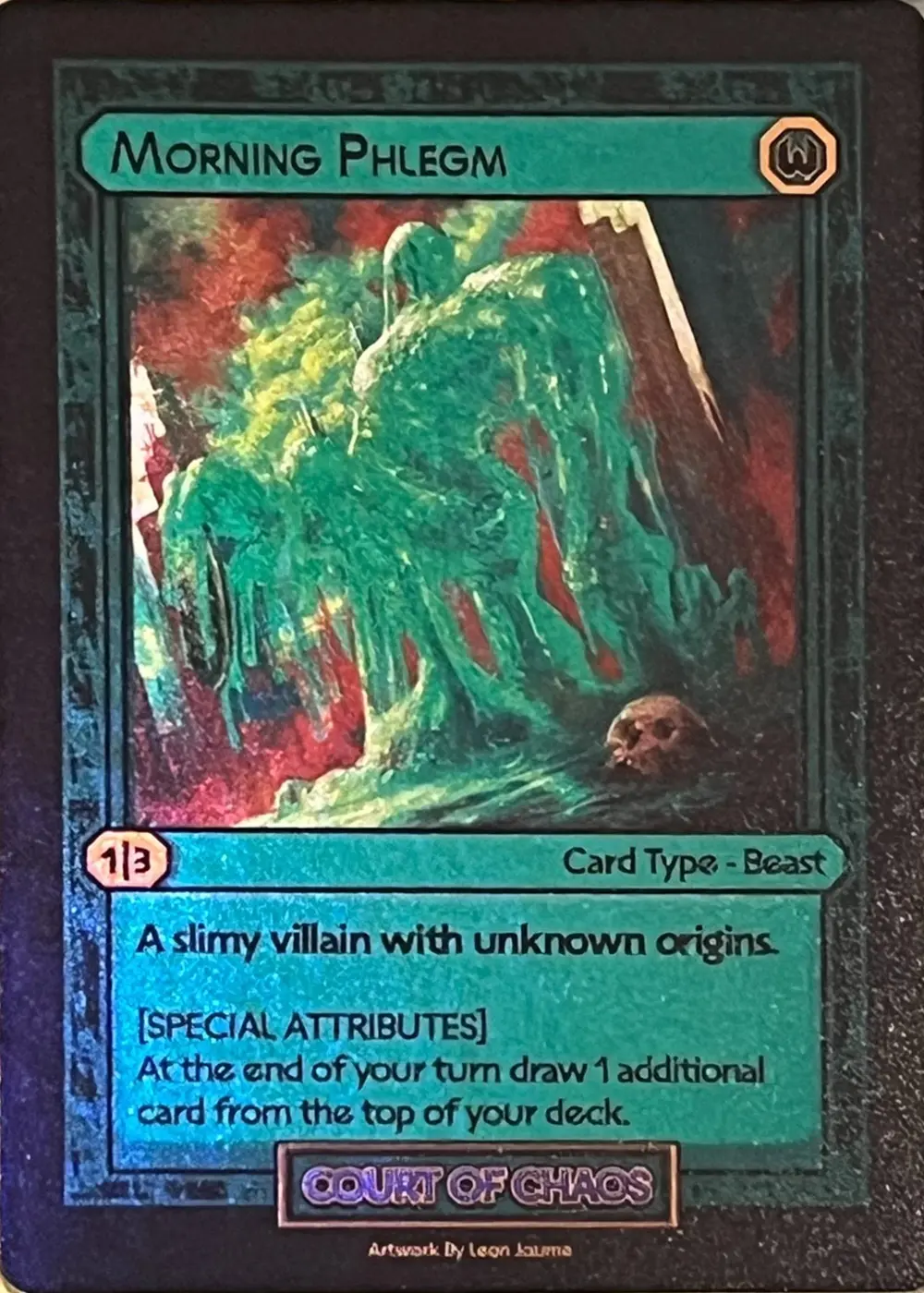 Morning Phlegm card front