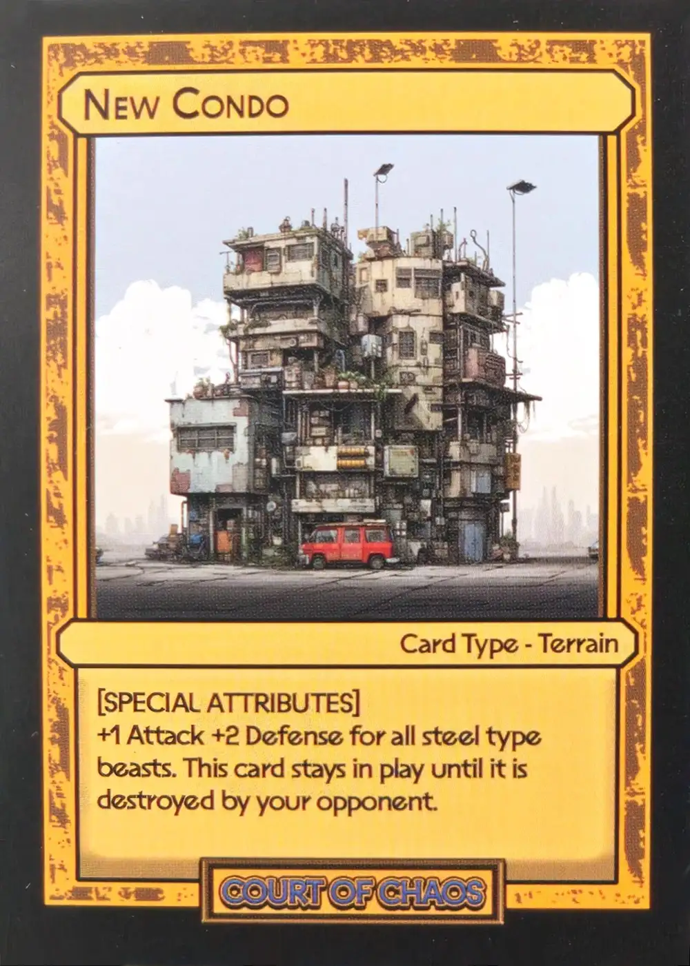 New Condo card front