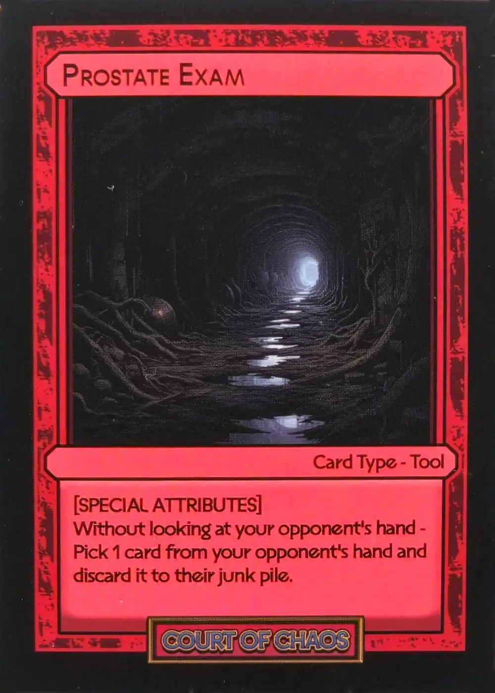 Prostate Exam card front
