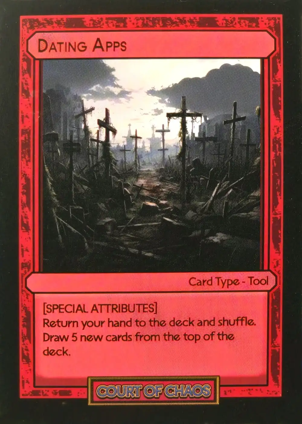 Dating Apps card front