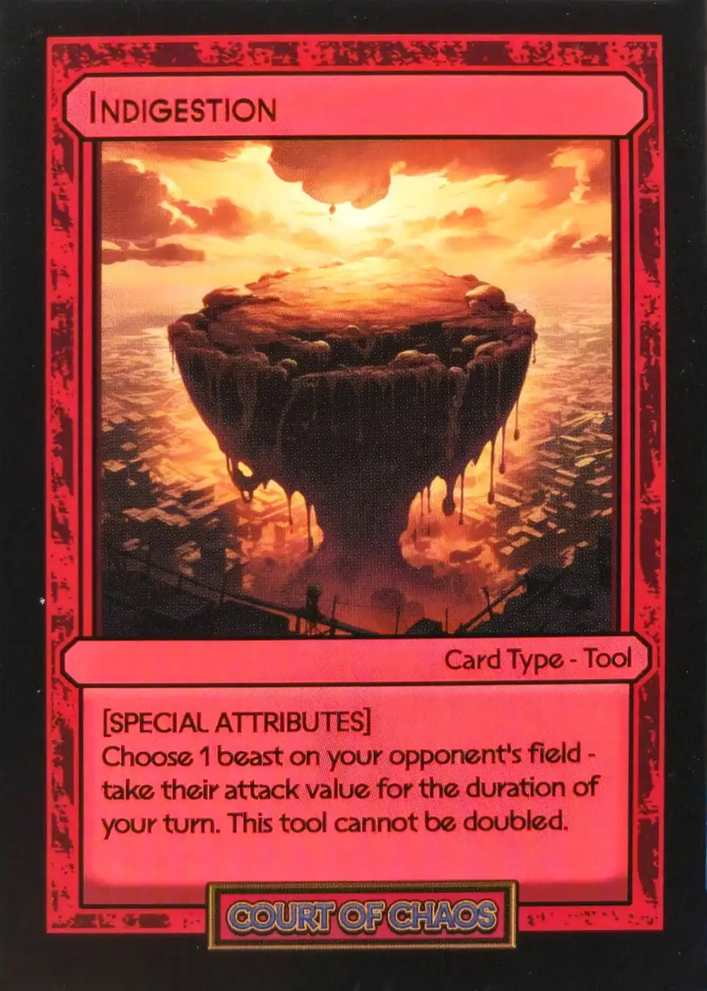 Indigestion card front