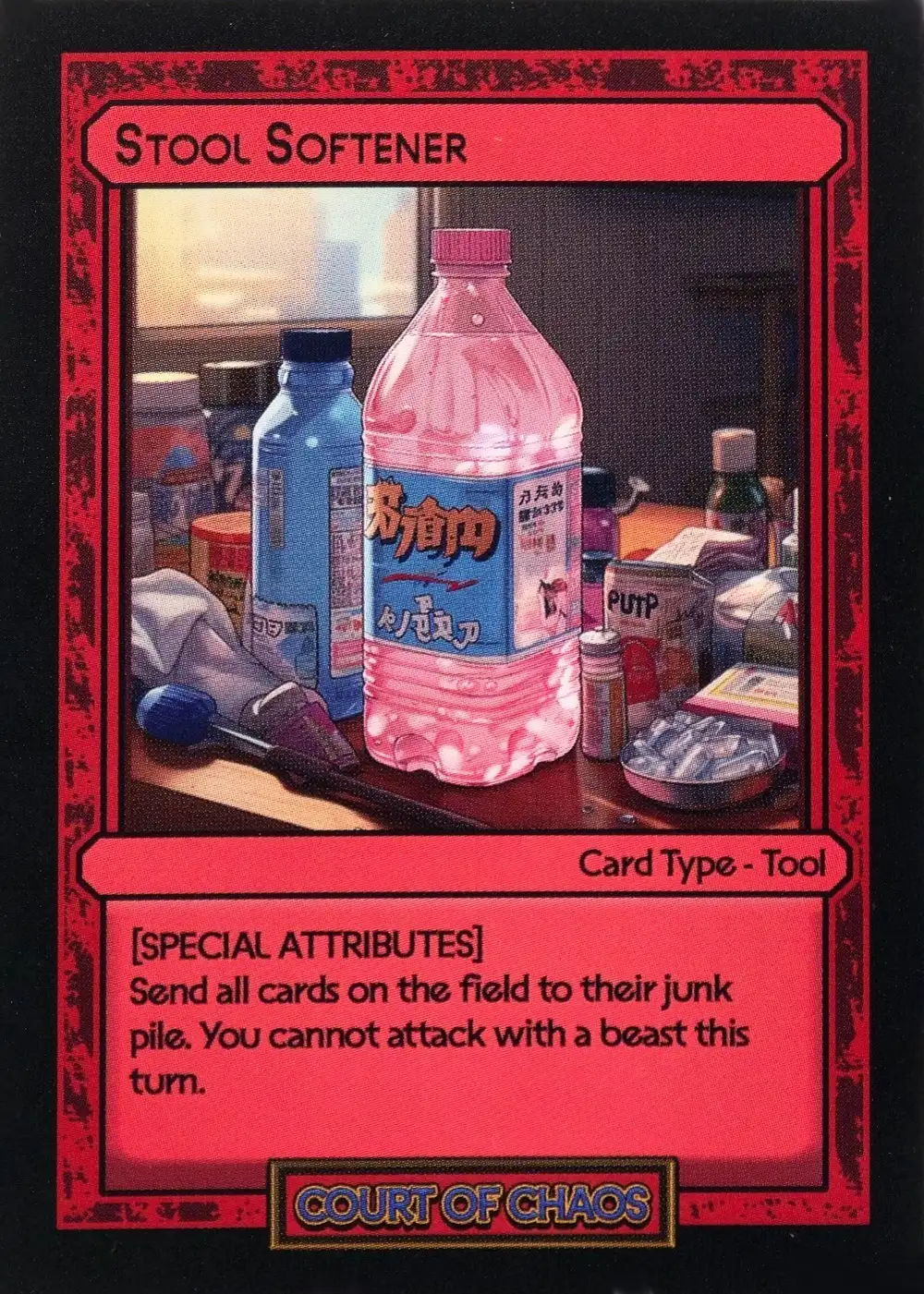 Stool Softener card front