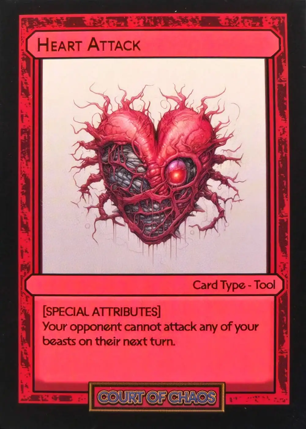 Heart Attack card front