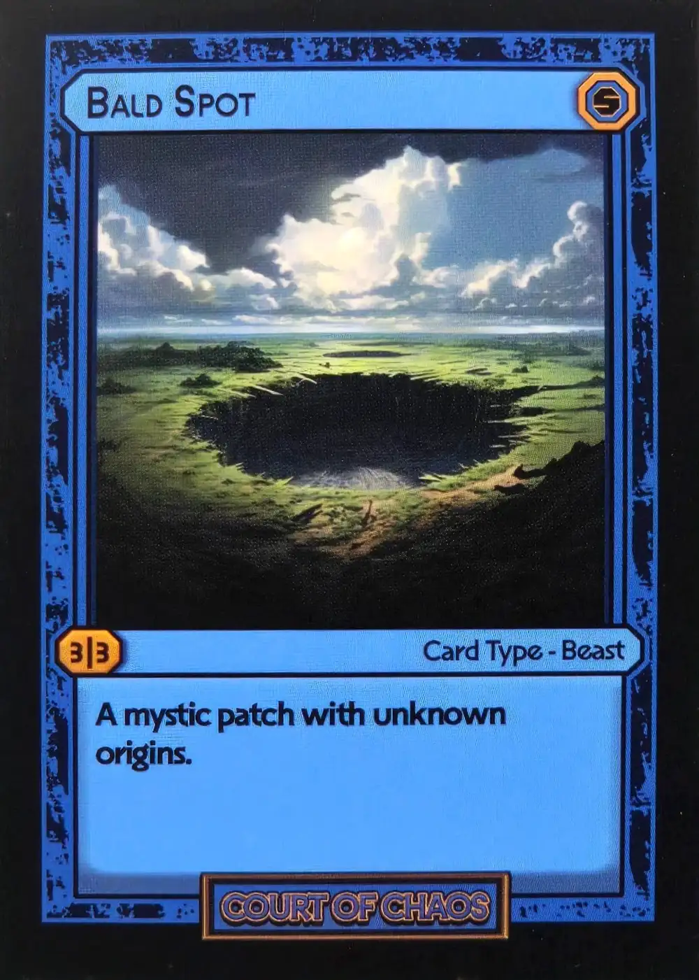 Bald Spot card front