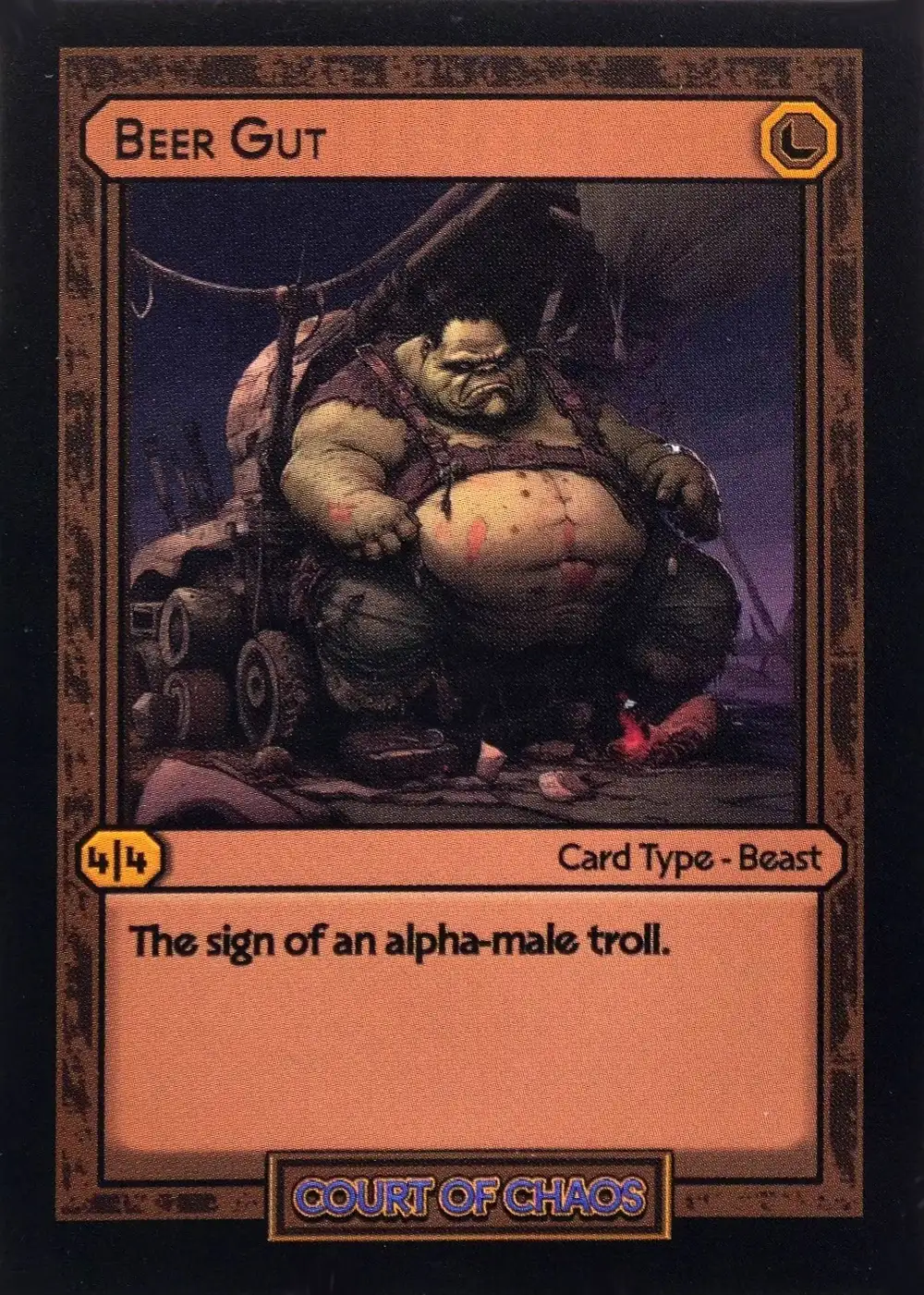 Beer Gut card front