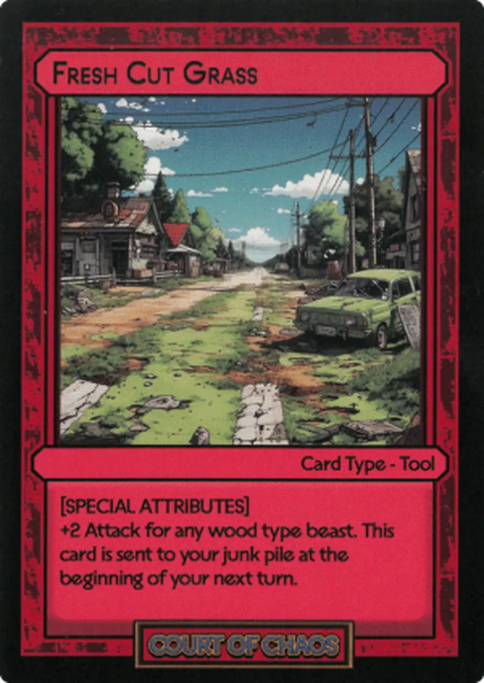 Fresh Cut Grass card front