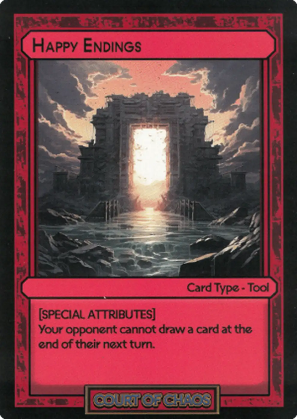 Happy Endings card front