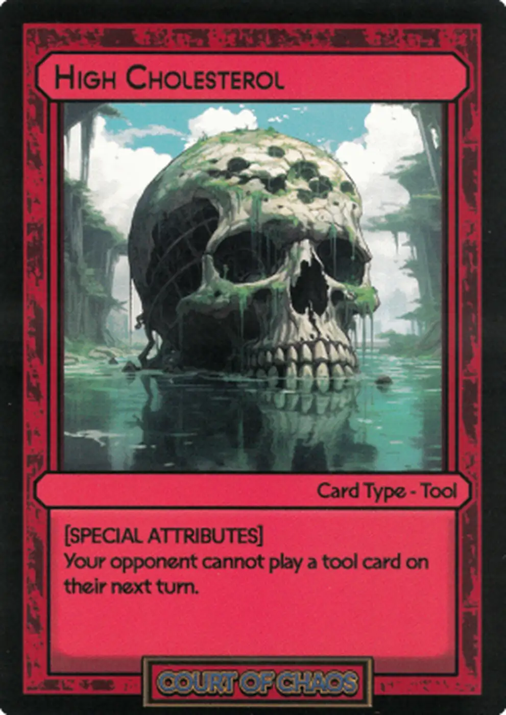 High Cholesterol card front