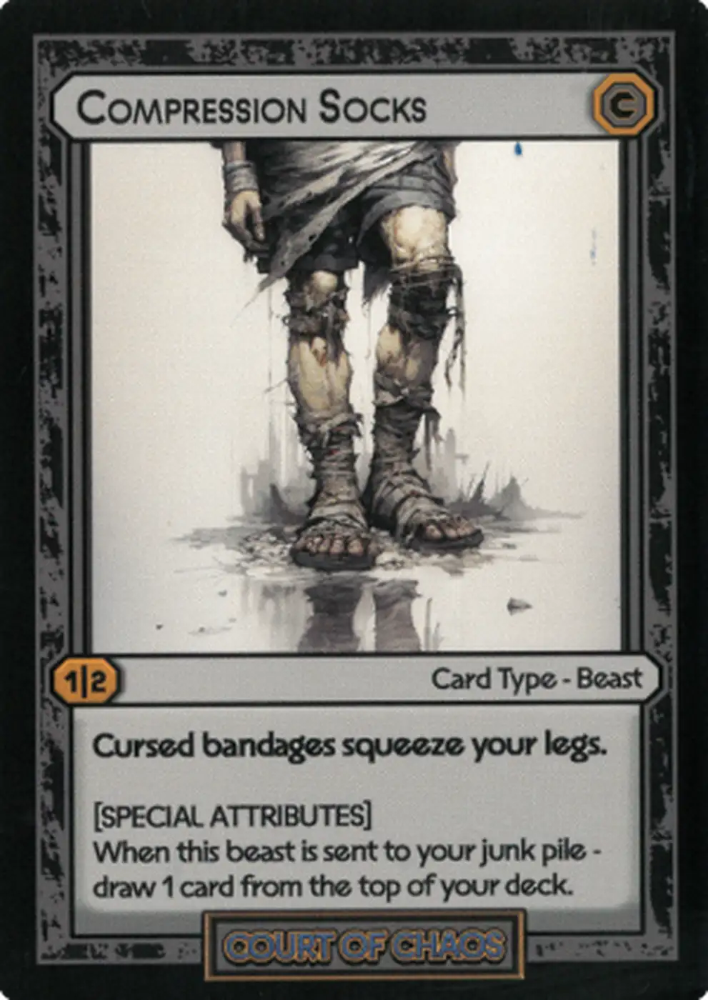 Compression Socks card front