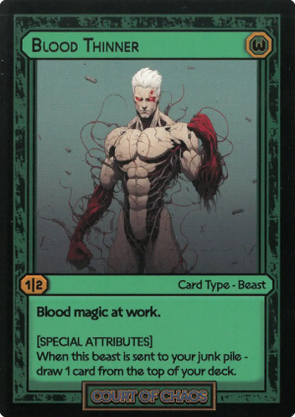 Blood Thinner card front