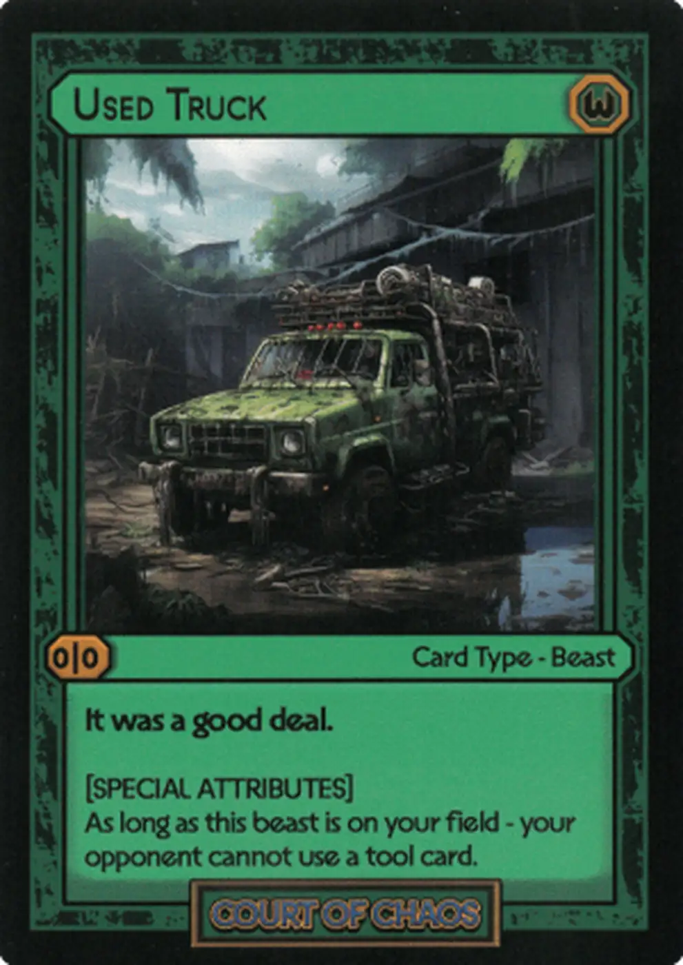 Used Truck card front
