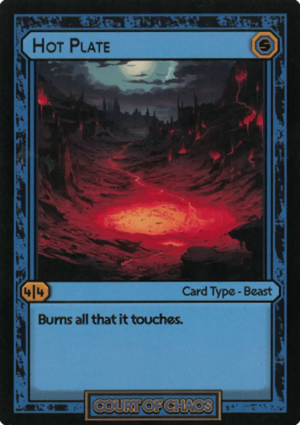 Hot Plate card front