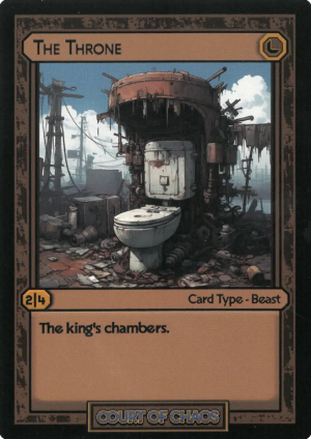 The Throne card front