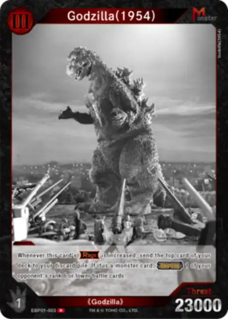 Godzilla (1954) card front