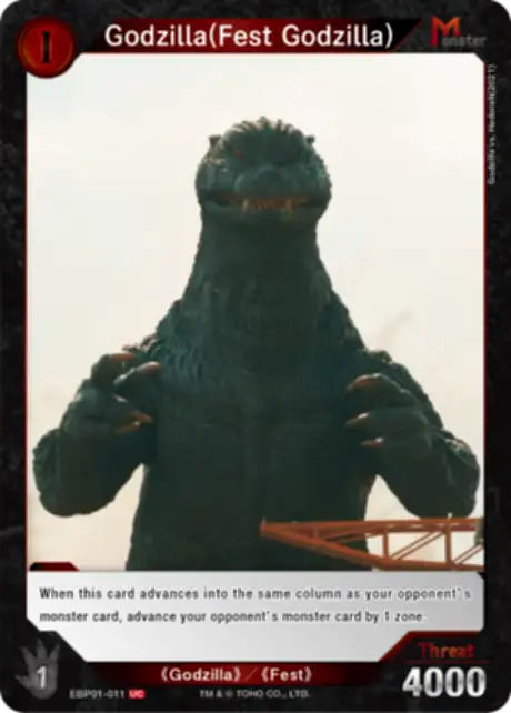 Godzilla (Fest Godzilla) card front