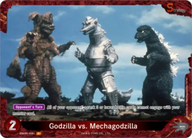 Godzilla vs. Mechagodzilla card front