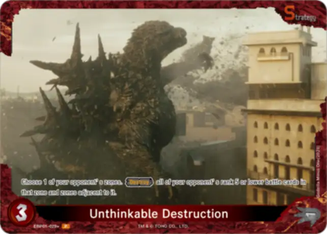 Unthinkable Destruction card front