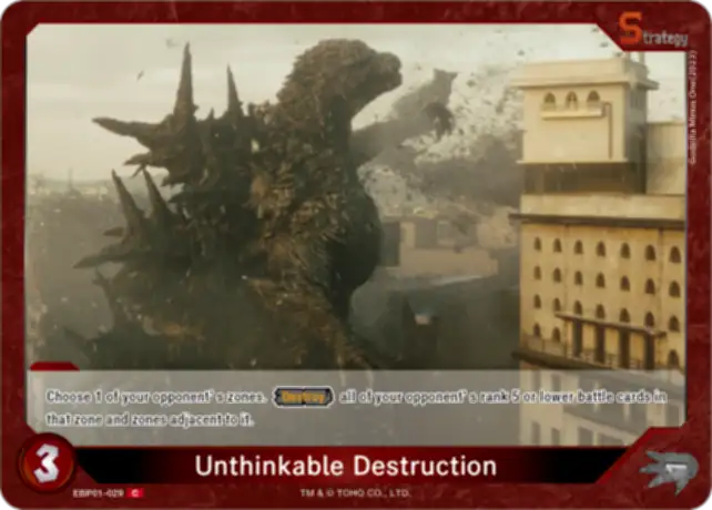 Unthinkable Destruction card front