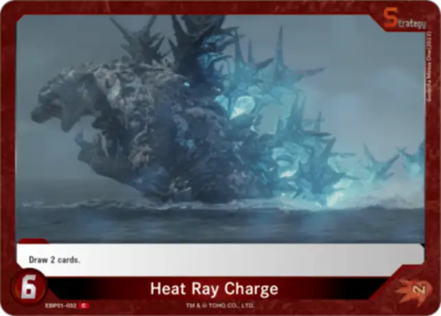 Heat Ray Charge card front