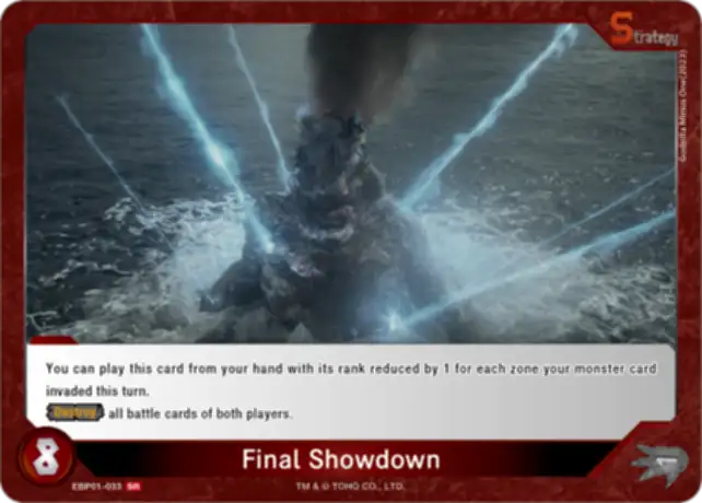 Final Showdown card front