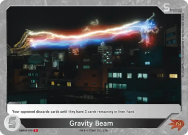 Gravity Beam card front