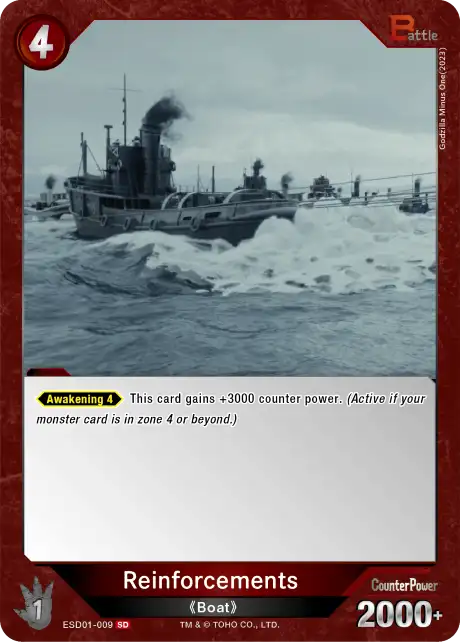 Reinforcements card front