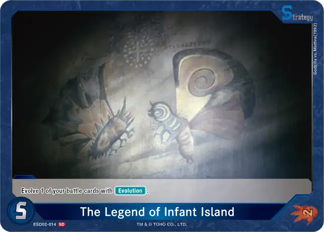 The Legend of Infant Island card front