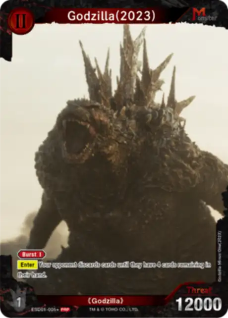 Godzilla (2023) card front