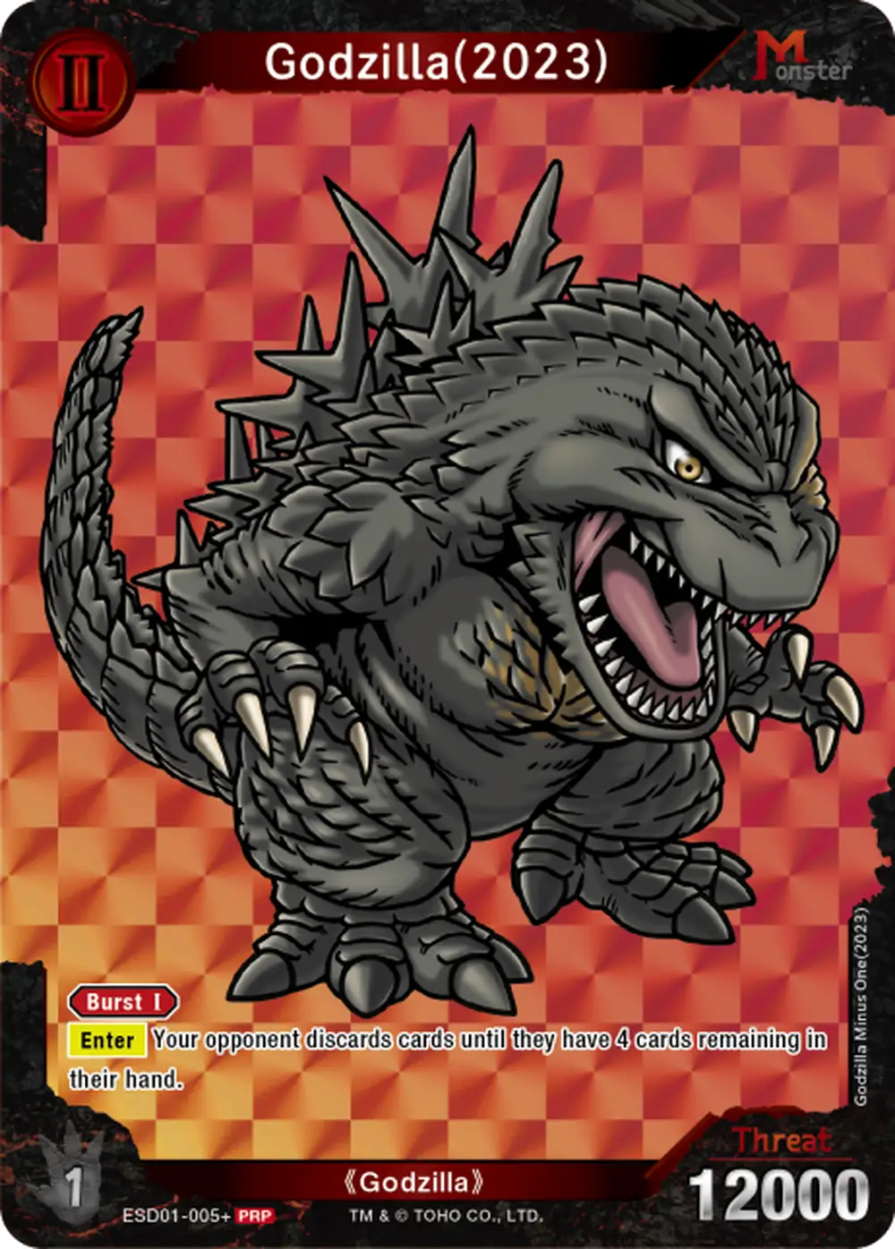 Godzilla (2023) card front