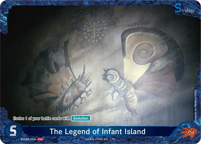 The Legend of Infant Island card front