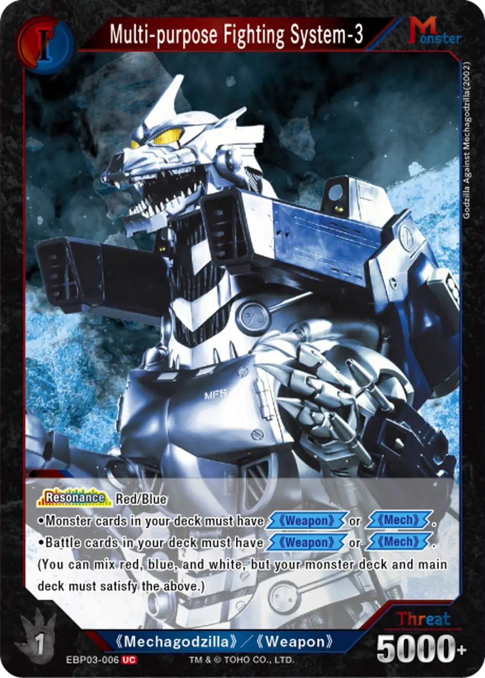 Multi-purpose Fighting System-3 card front