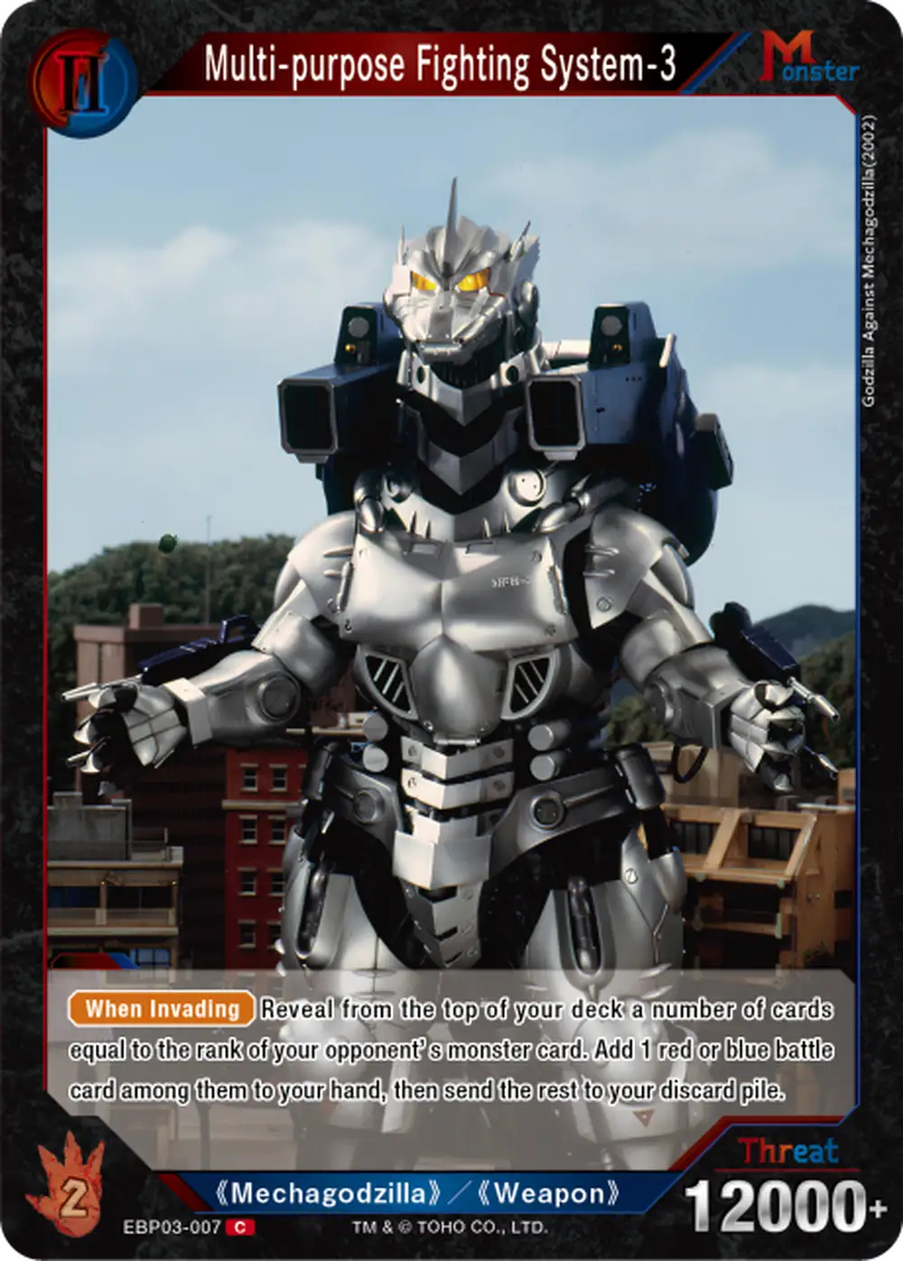 Multi-purpose Fighting System-3 card front