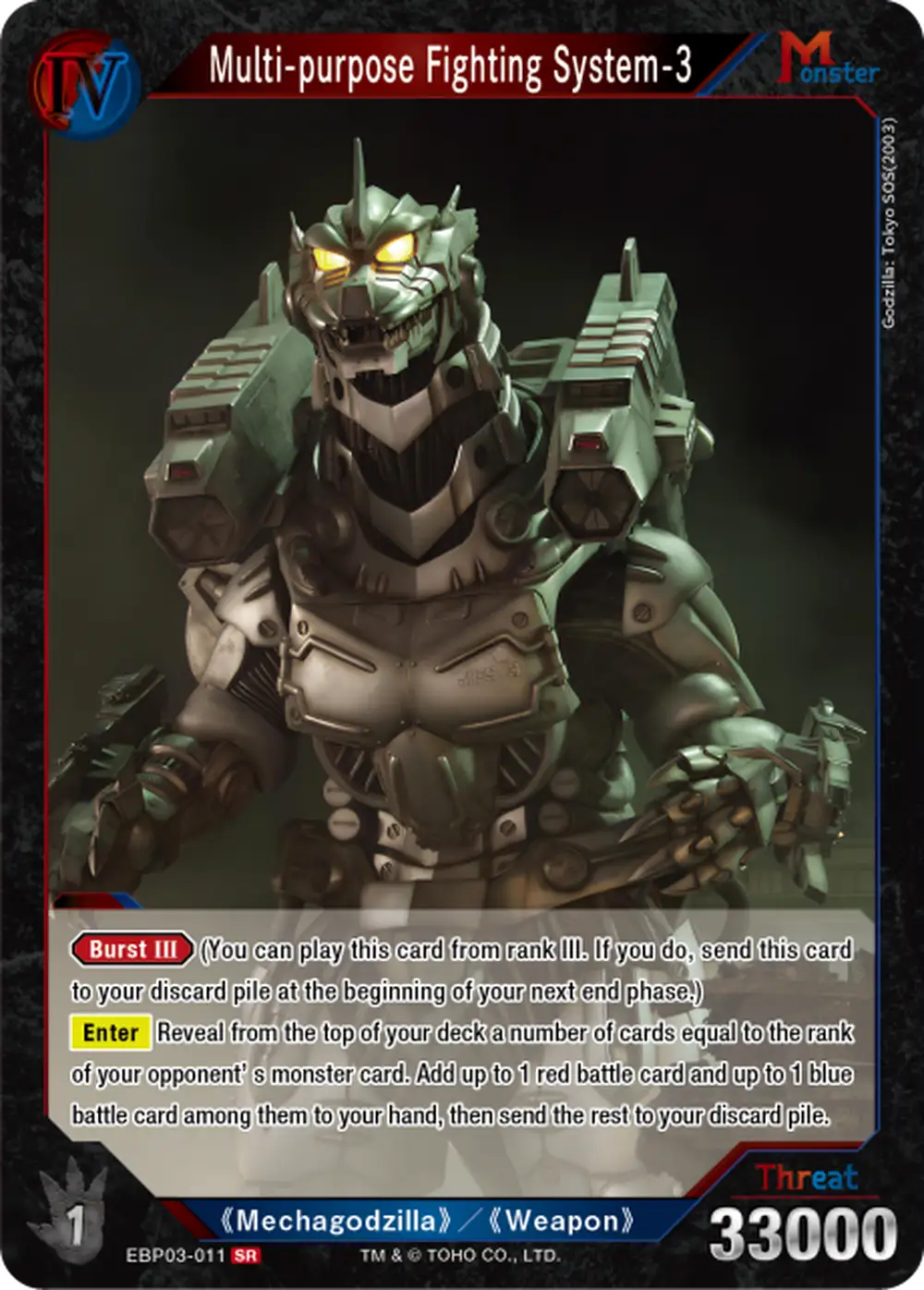 Multi-purpose Fighting System-3 card front