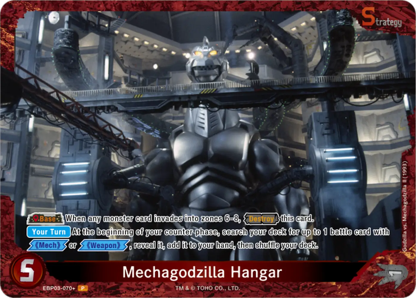 Mechagodzilla Hangar card front