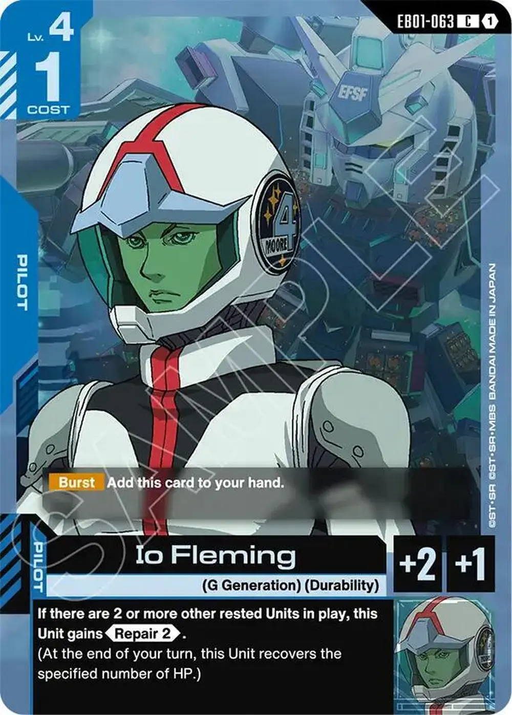Io Fleming card front
