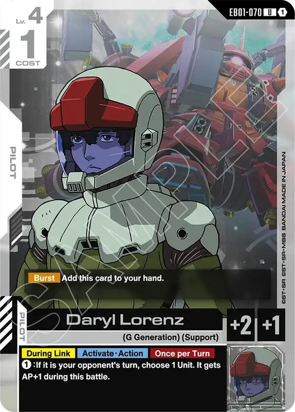 Daryl Lorenz card front