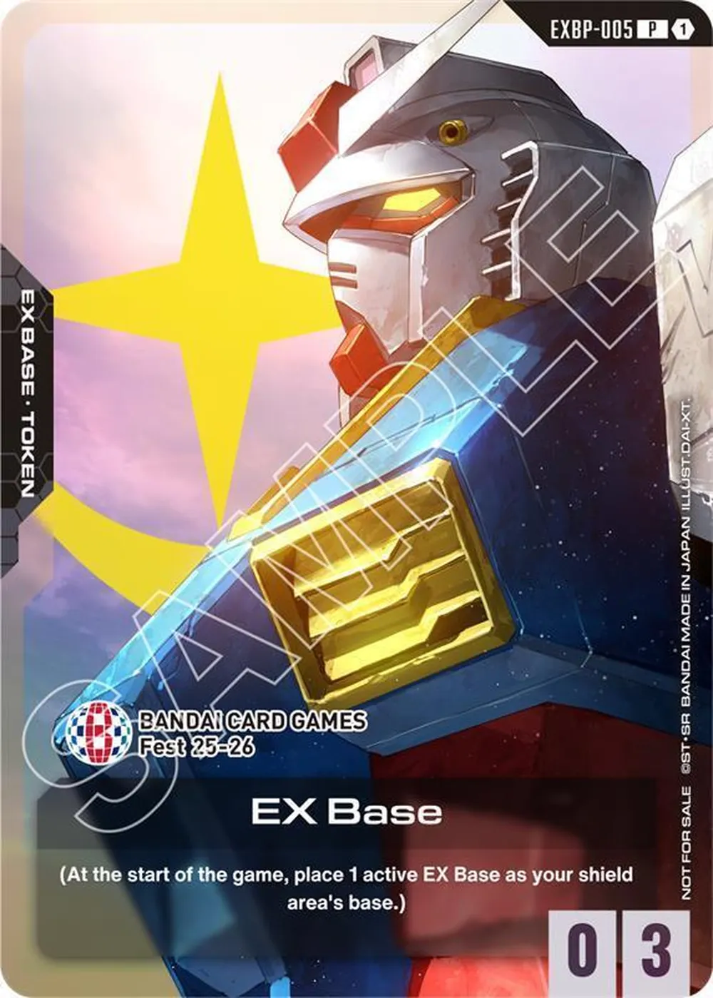 EX Base (EXBP-005) (Mobile Suit Gundam) card front