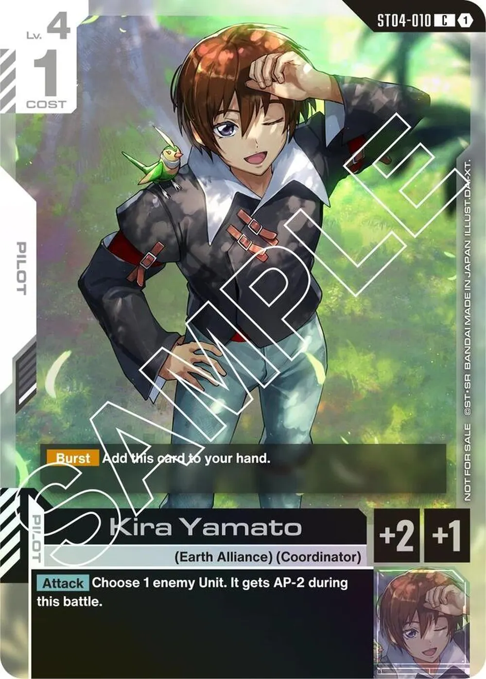 Kira Yamato (Launch Event) card front