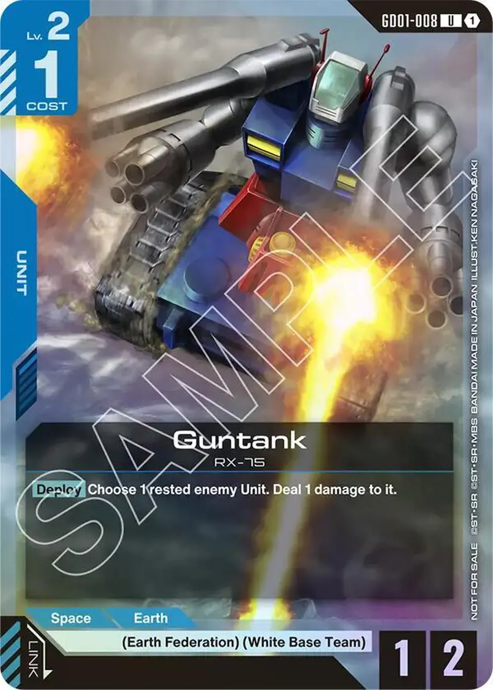 Guntank (Championship Participation Pack 01) card front