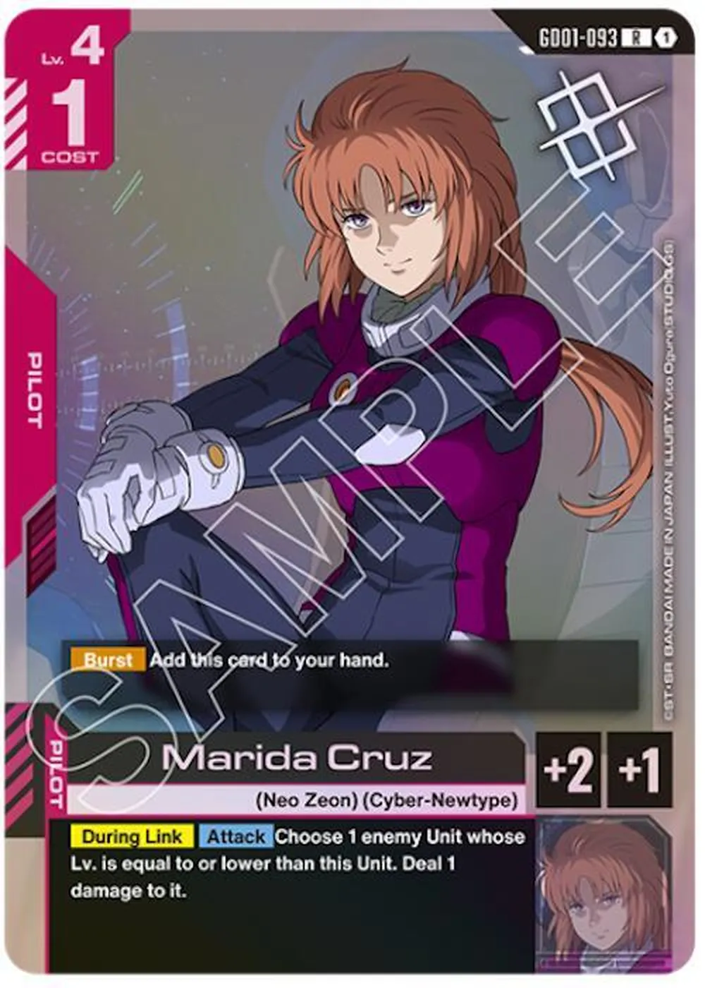 Marida Cruz (Judge Pack 01) card front