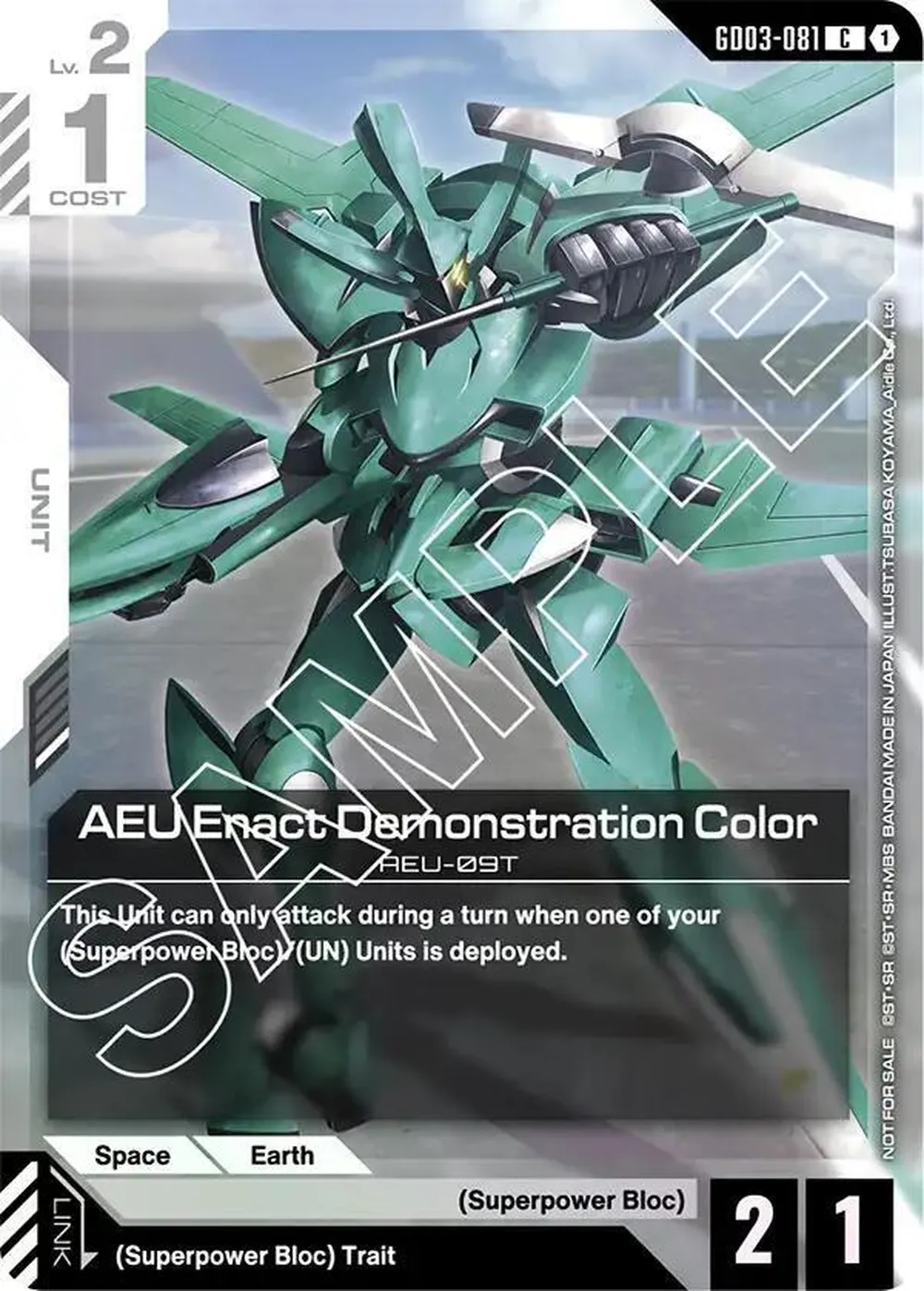 AEU Enact Demonstration Color (Store Tournament Participant Pack 03) card front