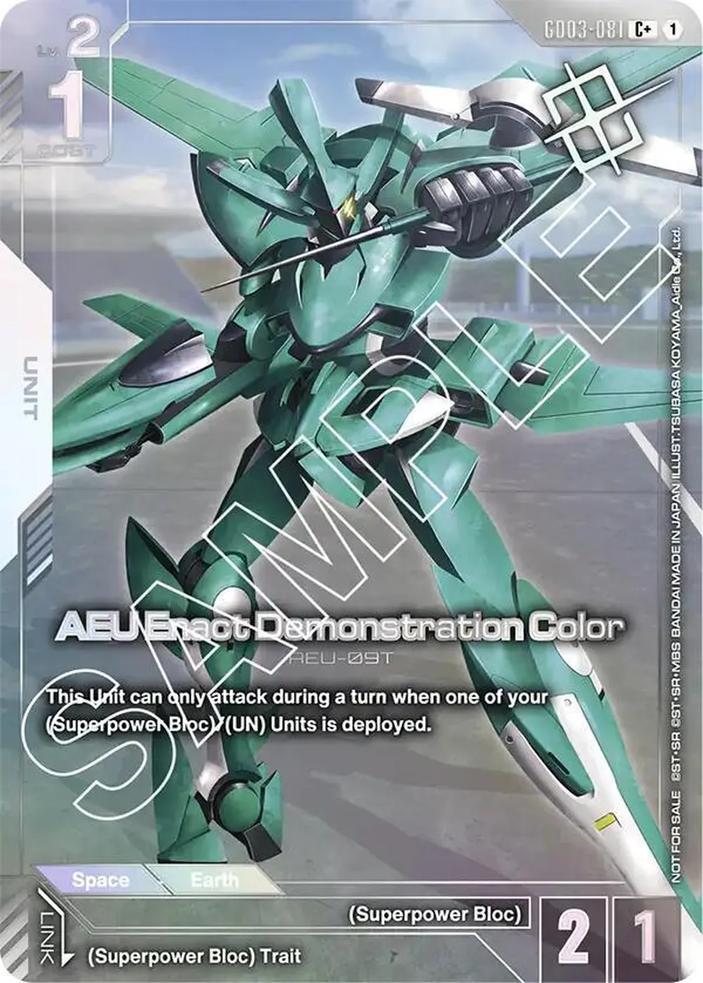 AEU Enact Demonstration Color (Store Tournament Winner Pack 03) card front